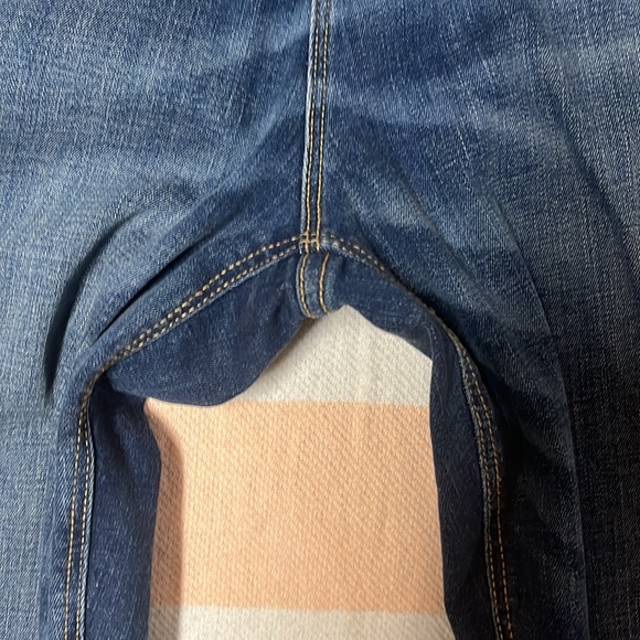 Old Navy slightly distressed Rockstar super skinny high rise jeans size 16 tall. - Picture 5 of 14